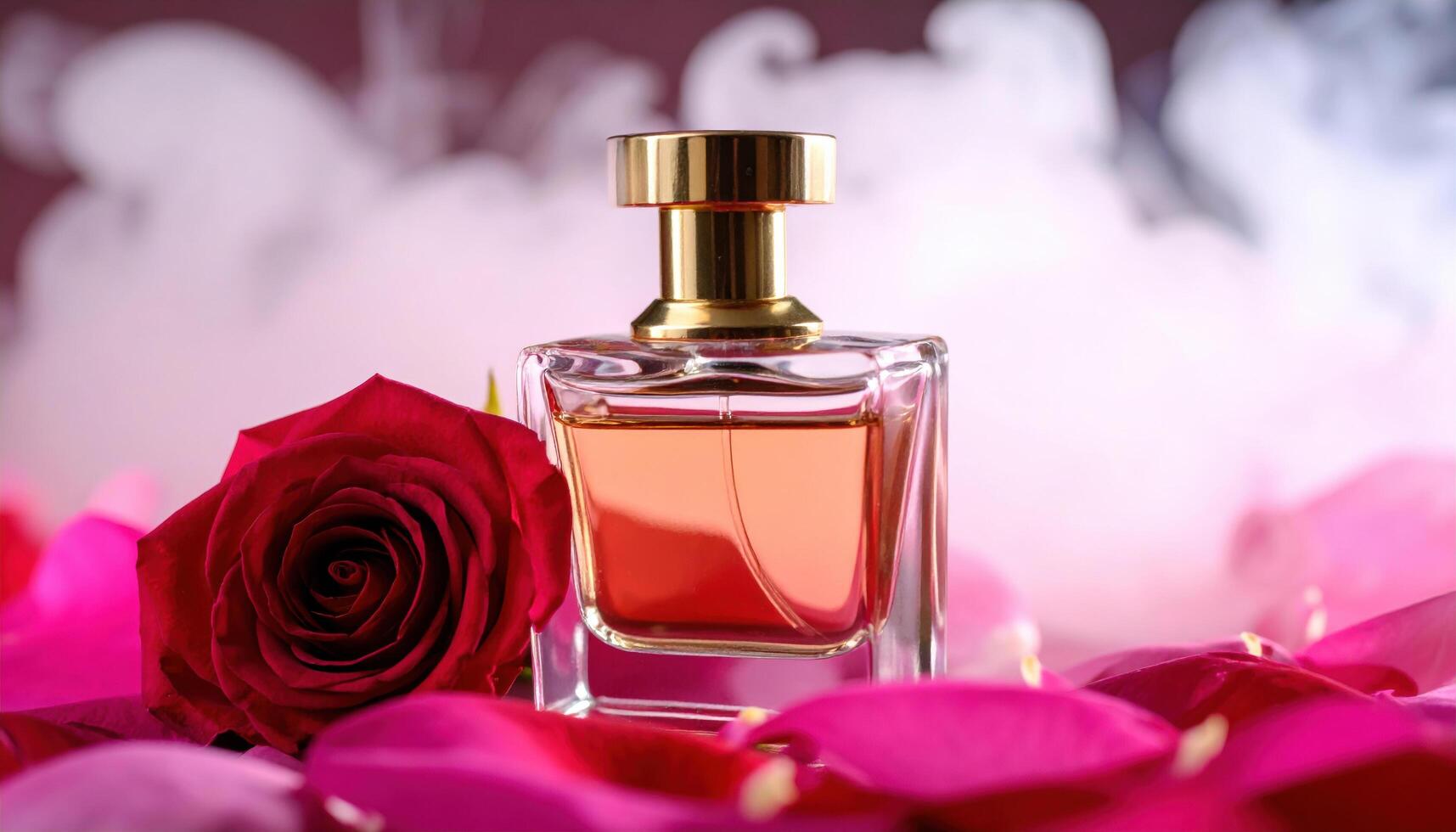 Rose petals perfume